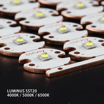 luminus SST20 2700K 4000K 5000K 6500K na bakrene ploče 16 mm/20 mm DTP