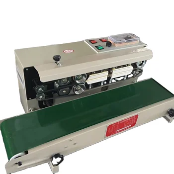 Automatska horizontalna mašina za zaptivanje plastičnih vrećica s pomičnim plastičnim prstenom za hranu, stroj za kontinuirano brtvljenje stroj limenki