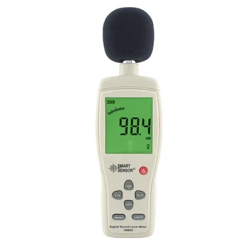 Digitalni mjerač AS824 Potrošačke mjerač Mjerenje razine zvuka Децибелометр Ručni mjerač