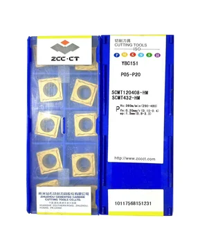 ZCC SCMT120408-HM YBC151 Kvalitetne твердосплавные ploče od čelika ZCC.CT za токарного stroja Skup alata za rezanje modela