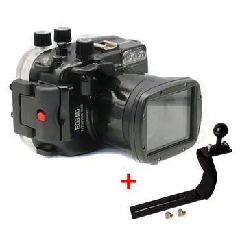 40m130ft Podvodni Vodootporna Torbica za Fotoaparat za Ronjenje Torba za fotoaparat Canon EOS M3 EOS-M3 III pogodan za objektiv 18-55 mm + Ručka