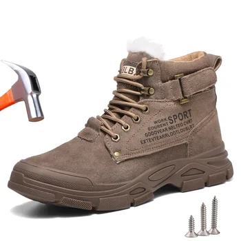 Zimske Radne i Zaštitne čizme, Muške Zaštitne cipele sa zaštitom od udaraca I uboda, Muške Cipele Sa Čeličnim vrhom, Osobna Zaštitna Radna obuća