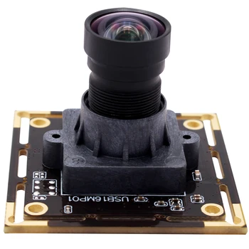 Modul za USB kamere s objektivom ELP bez izobličenja 16MP 4656X3496 IMX298 s fiksnim fokusom UVC Modul kamere s besplatnim pokretač Plug and Play