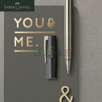 Гелевая ručka serije Faber-Castell YOU & ME, za pismo 0,7 mm, glasovir lak, metalna ručica s brončanim biserima, alat za pisma za odrasle