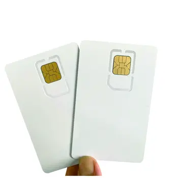 100pc Kontakt informacije ISO 7816 SLE4428 Prazna smart kartica PVC 2FF SIM Metoda probijanje