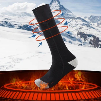 Čarape sa električnim grijačem, tople čarape za muškarce i žene u hladnim vremenskim uvjetima za jahanje, kampiranje, planinarenje, zimske tople čarape za jahanje