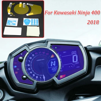 Ninja 400 moto Cluster Zaštitni film na ogrebotine, zaštita na ploči s instrumentima, TPU Blu-ray za Kawasaki 2018 Ninja 400