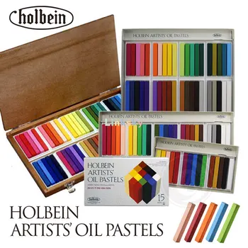 Skup uljne pastele umjetnika Гольбейна 50 boja, u drvenoj kutiji U687, 40 boja u radu okvir U686, 25 boja u radu okvir U684, pune maslačna b & b