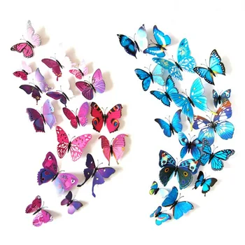 Jedan Set Oponašaju Leptira s magnetom Umjetnih Loviti Leptire Ukrasne Stupove Vjetar Spinners Vrtni Ukras