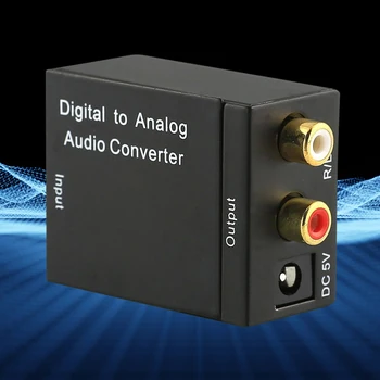 Аудиоконвертер Digital Optical Coaxcoaxialtoslink To Analog Audio Converter Adapter Podržava дискретизацию analognog