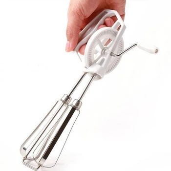 Rotirajući ručni gonič za mućenje jaja Mikser-blender kuhinjske alate od nehrđajućeg čelika