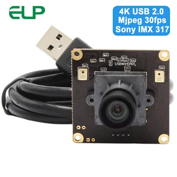 Modul kamere visoke Razlučivosti 4K 3840x2160 CMOS IMX317 Mjpeg 30 sličica u sekundi Mini USB Web Kamera Modul Web-Kamere za Skeniranje dokumenata