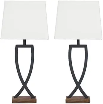 Metalni минималистичная lampe, 2 prebrojiv lampe, crna i smeđa