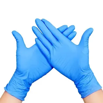 20 komada za jednokratnu upotrebu plave нитриловых rukavice za kuhinju, za jednokratnu upotrebu lateks rukavice, маслостойких rukavice, multifunkcionalni rukavica za pranje