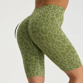Nove ljetne ženske prozračna kratke hlače za fitness S visokim strukom, pull-up bedra, trbuh, uske hlače za trčanje, breskve kratke hlače za joge