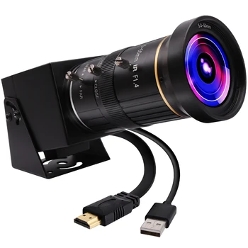Kamkorder ELP 4K USB HDMI H. H. 264 265 S Ručno Fokusiranje i 10 X Optički Zoom Web kamera Za Industrijsku Kontrolu, Popravke Sati