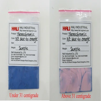 Термохромный pigment iz boje u boju термохромный u prahu 1 lot = 100 grama 31C plavo-narančasta термочувствительный pigment besplatna dostava.
