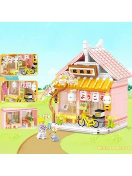 Japanski konoba, mikro-mini-blokovi, blokovi za odrasle, dječje obrazovne setove igračaka, Građevinske cigle za dječja igračka pub