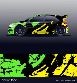 Automobilska oznaka s grafitima svijetle boje za univerzalne veliki auto naljepnice, auto oznaka, Univerzalne auto naljepnice s lijeve i desne strane