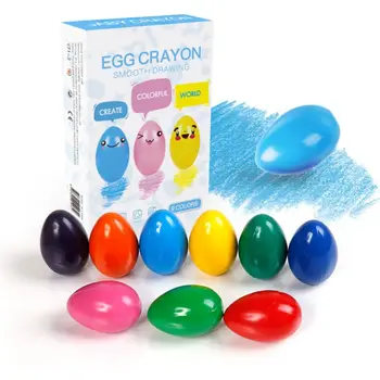 Bojice u obliku jaja, 9 boja, netoksični моющийся vosak za crtanje, edukativne proizvode za ručni rad za malu djecu