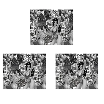 3X Гидрографическая film - Водотрансферная ispis - Гидропогружение - Fantasy Girls - 50 X 200 cm
