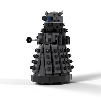 MOC Doctor Whoed Robot Daleko Hobotnica Čudovište Калед Gradbeni Blok Film Dr. phonebooth Model Stroja Vremena Cigle Igračka