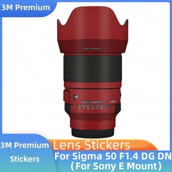 Za Sigma 50 F1.4 DG DN Umjetnička Oznaka Na kožu, Vinil Umatanje film Za objektiv kamere Zaštitna Naljepnica za kućište (E Mount) 50 mm F1.4 50 1.4