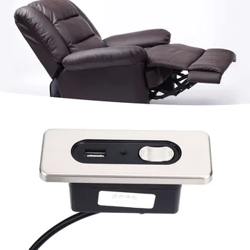 Kontroler električnog kauč s ručni tipkom za upravljanje 5 kontakti Mehanički USB kontroler za punjenje kauča za dom