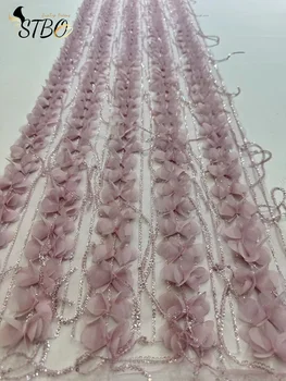 2023 Kvalitetna haljina za žene Union Design Manual 3D vez šljokicama Сетчатое čipka je za večernje vjenčanje gowns