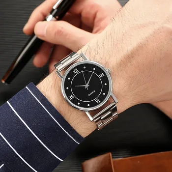 Novi jednostavni muški sat, luksuzni kvarcni sat, svakodnevni ručni sat, Poslovni Muške Modne Poslovne Muški satovi Muški satovi Reloj Montre Homme