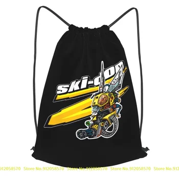 Ski Doo Logo Ski Doo Motornim Sanjkama, Ruksak Na Kopču, Funky Plaža Torba Sportska Torba Za Teretanu Velikog Kapaciteta