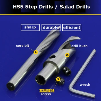1pc 10 mm serija SHK A hss HSS super svrdlo салатное svrdlo obradu drveta bušilice CNC alati za povlačenje otvora bušilica za rupe