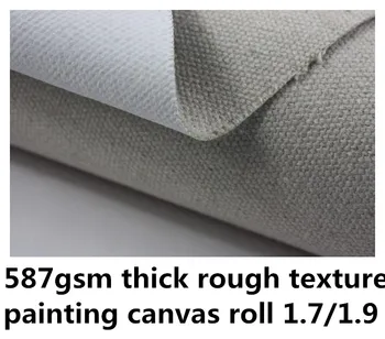 587 goriva, platno od guste mješavine lana, gusta srednje grube teksture za umjetnike