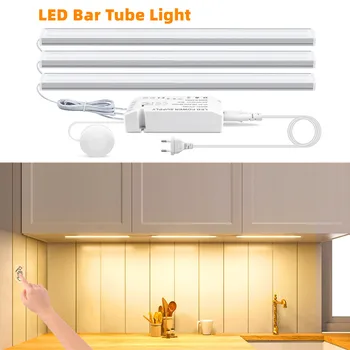 5pcs LED Lampa Za kredenac DC12V Manual Scan/Ručno Skeniranje zaslon Osjetljiv na dodir/Touch Senzor Prekidač Aluminijska Барная Lampa Noćno svjetlo 30/40/50 cm
