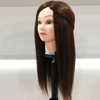 Model frizerski salon glave, praksa šišanje kose učenik frizer, moguće je napraviti kemijsku завивку i boja kose, model glave-lažan, model 18-inčnim vlasulja.
