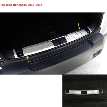 Za Jeep Renegade 2016 2017 2018 automobil tijelo od nehrđajućeg Čelika, Unutarnje uređenje stražnjeg branika prtljažnika okvir prag papučice haubi 1pc