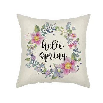 Jastučnicu s proljetno cvijet, kauč jastuk, Ured za jastučnicu za naslon 18*18 cm