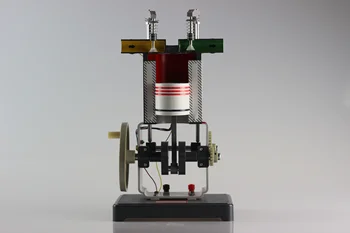 Model benzinskog motora model motora s unutarnjim izgaranjem, jednocilindarski četverotaktni školski alat za nastavu fizike